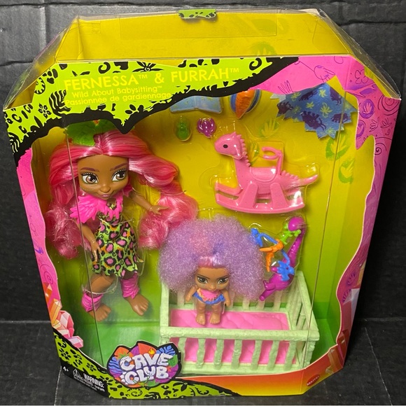 Cave Club Fernessa & Furrah  Wild About Babysitting Brand New Sealed Box - Picture 3 of 11